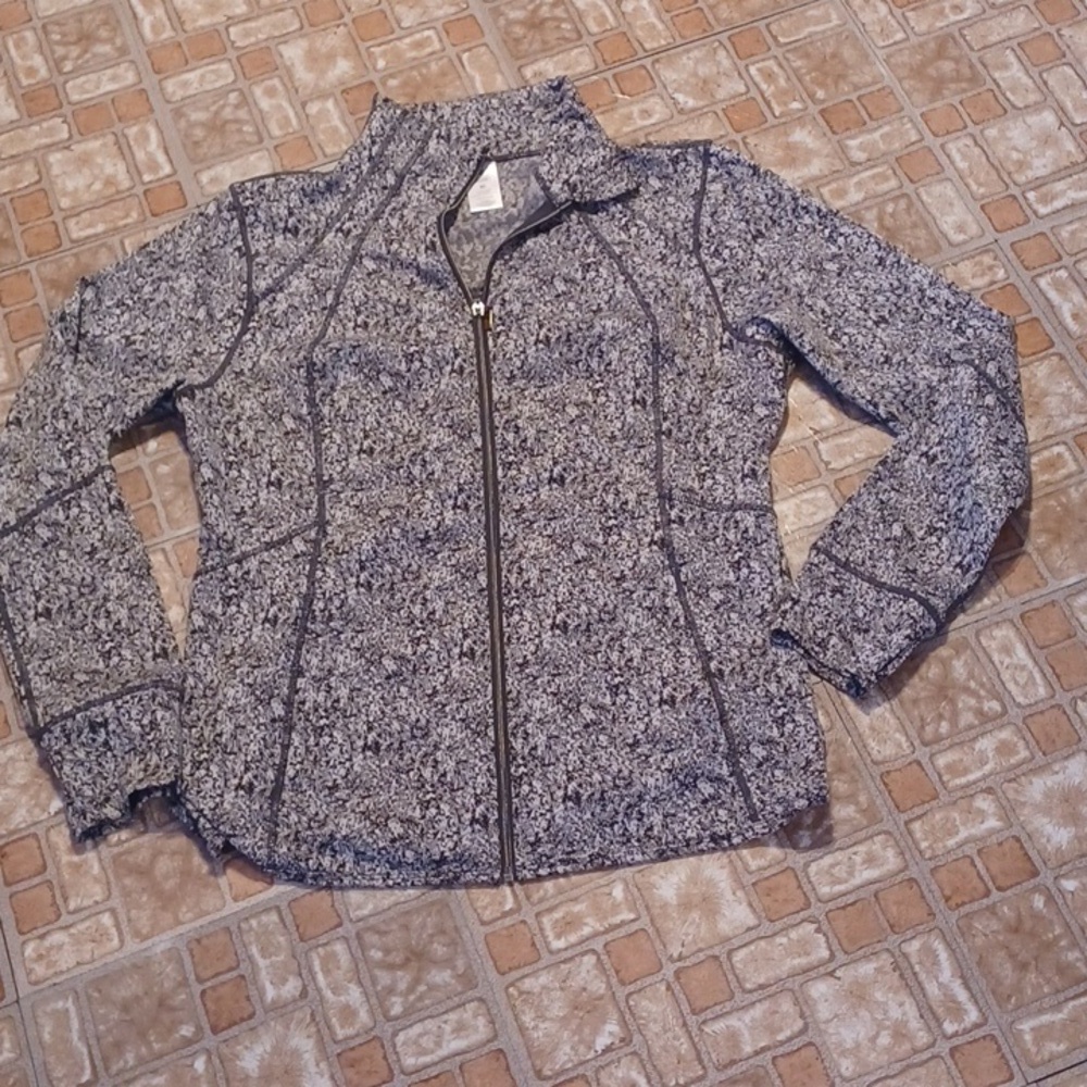 Members mark textured jacket women's size xlarge gray and black